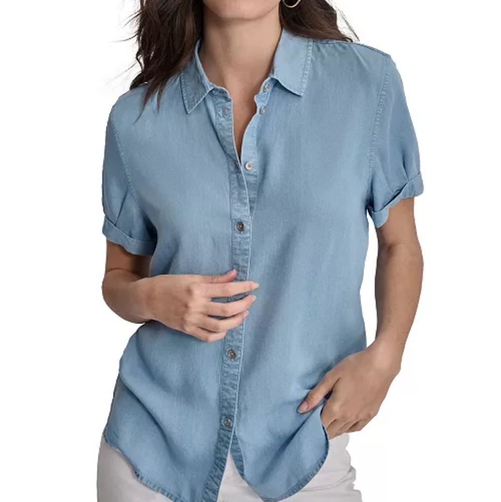 NWT DKNY Chambray Shirt